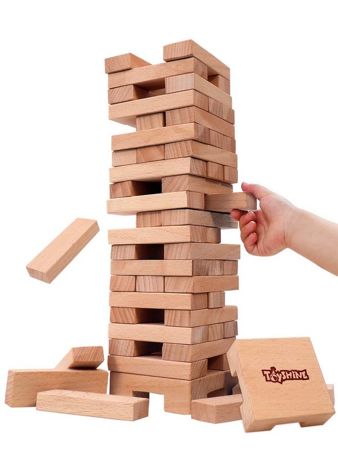 Toyshine Toyshine Wooden 54 Wooden Building Block, Party Game, Tumbling Tower Game for Kids and Adults  - Image 1