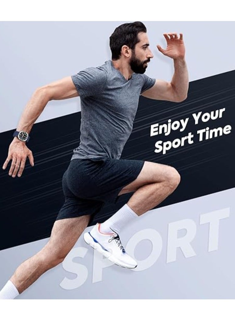 Rugged Band Compatible with Samsung Galaxy Watch 7 Ultra Band 47mm, Soft Silicone Sport Waterproof Strap Marine Bands for Galaxy Watch Ultra 2024 for Men & Women