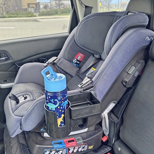Swigzy Cup Holder and Snack Tray for Nuna RAVA Car Seats (Does not fit Exec, PIPA, or REVV) - Holds Most Kids Water Bottles - Made from Food Safe ABS - Dishwasher Safe - Image 4