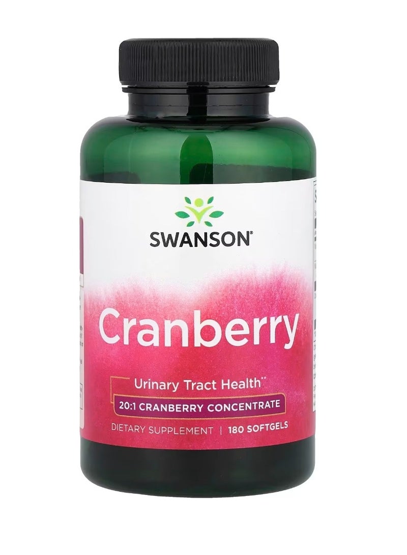 SWANSON Cranberry 180 Softgels - Image 1