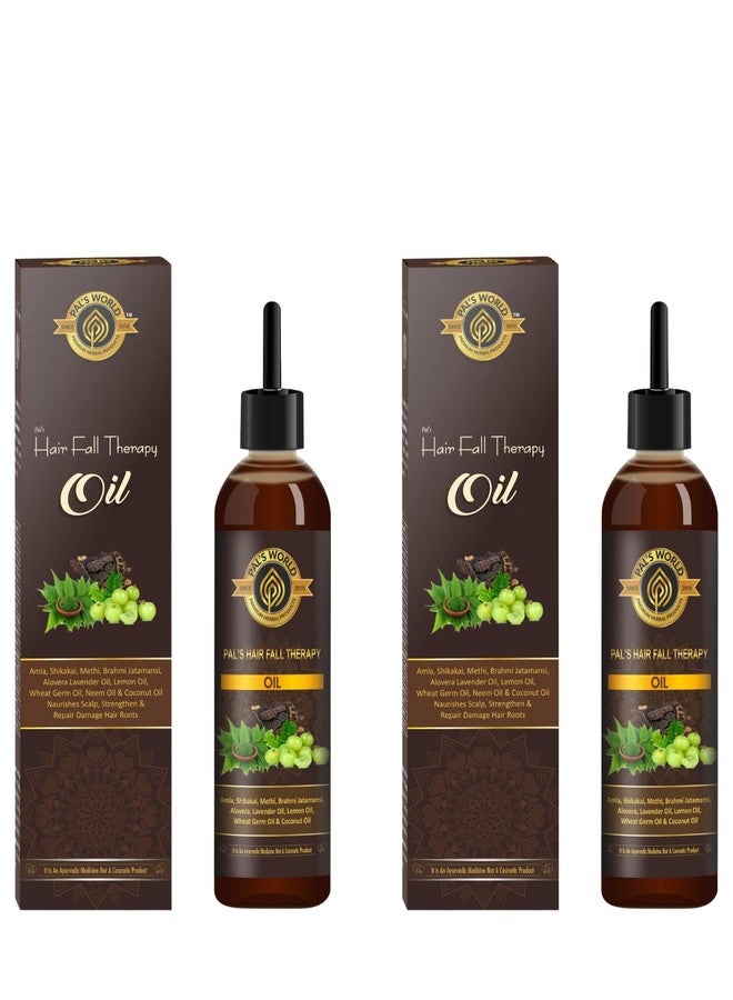 Pal's World Hair Oil, Hair Fall Oil, Ayurvedic Hair Oil Enriched With Amla, Shikakai & Aloevera For Women Men (120 ml) Pack of 2 - Image 1