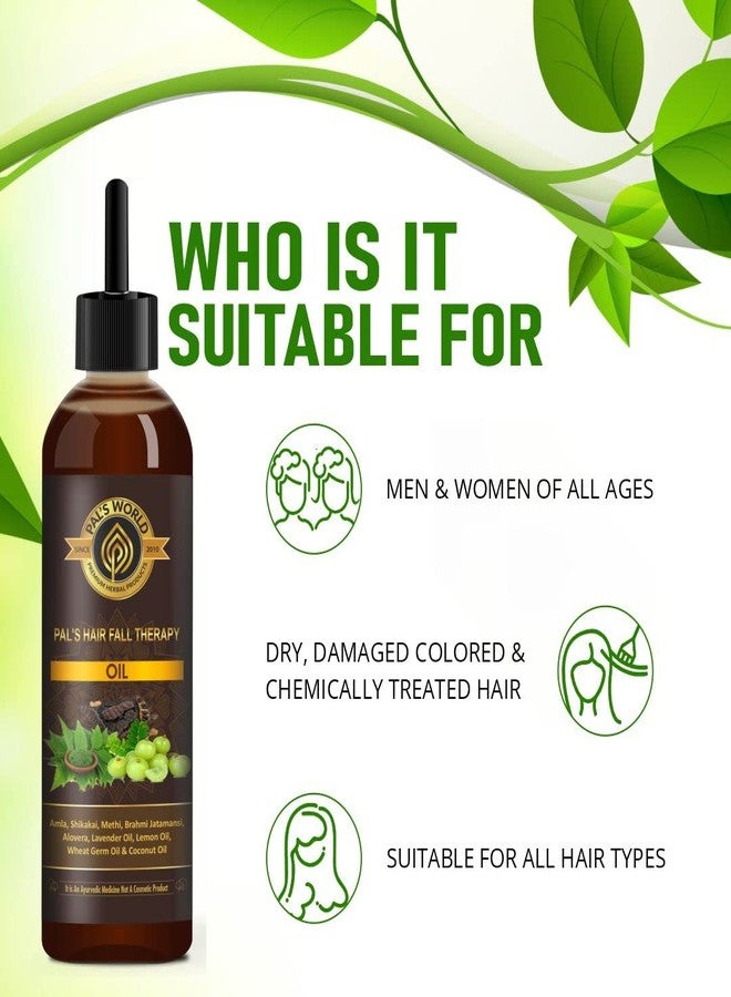 Pal's World Hair Oil, Hair Fall Oil, Ayurvedic Hair Oil Enriched With Amla, Shikakai & Aloevera For Women Men (120 ml) Pack of 2 - Image 5
