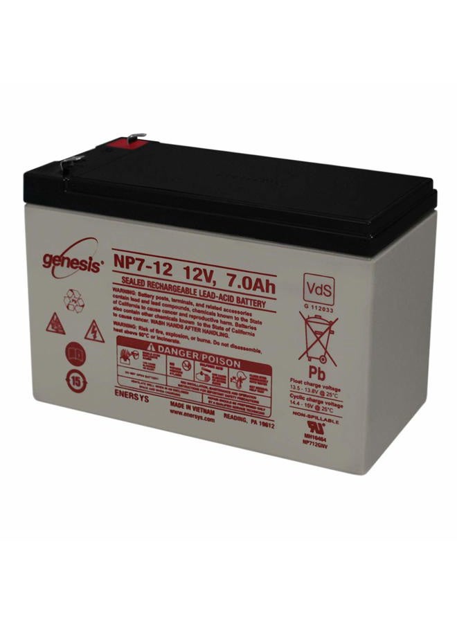 ENERSYS بطارية الرصاص الحمضية المغلقة EnerSys Genesis NP7-12 12V 7Ah - مصباح LED نبتون مجاني - Image 1