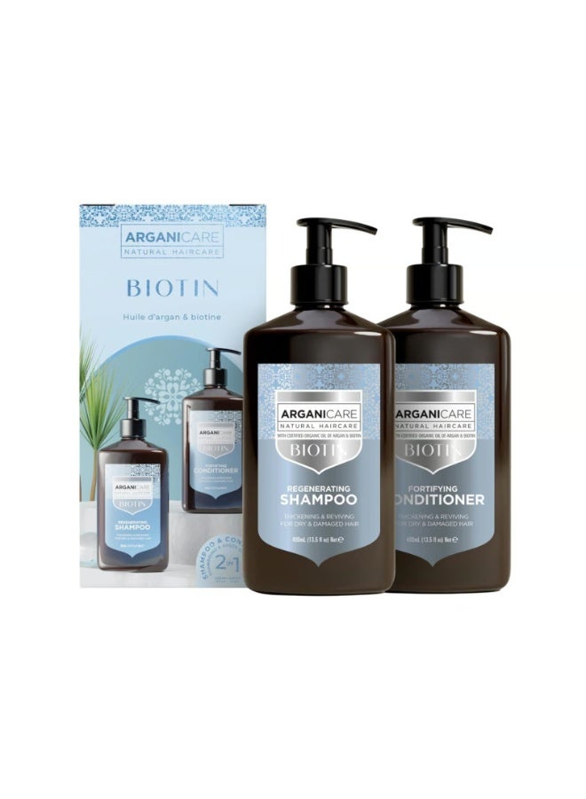 Arganicare Biotin Ritual Duo Box Damaged Hair - Image 1