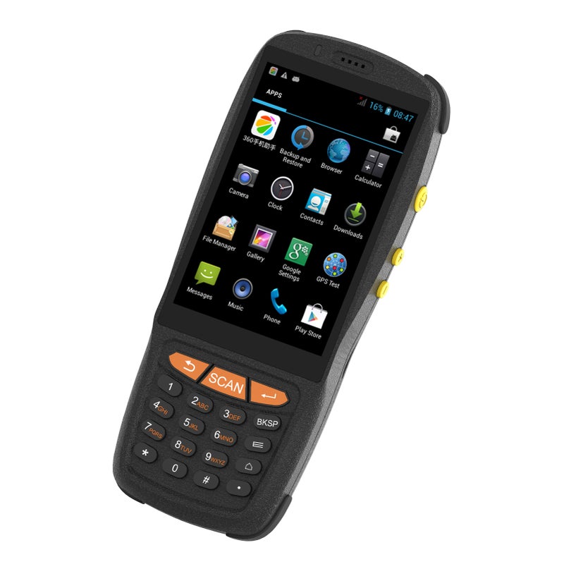 Barcode Scanner Android PDA Handheld POS Terminal Inventory Machine 1D/2D/QR Scanner 4G WiFi BT Mobile Computer with 4 Inch Touchscreen NFC Function for Warehouse Inventory Logistics Retail - Image 2