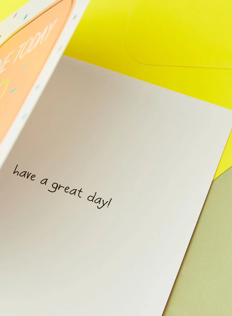 Pigment 9 Hugely Happy Birthday Card