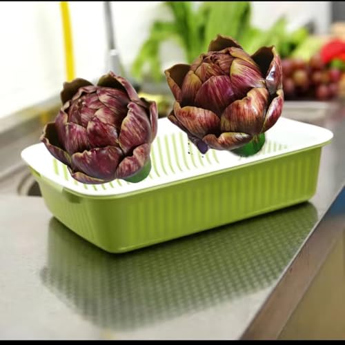 WESAPPINC Large Artificial Artichoke Fake Vegetables and Fruits for Kitchen Home Table Wedding Decorations (Wine Red) - Image 5