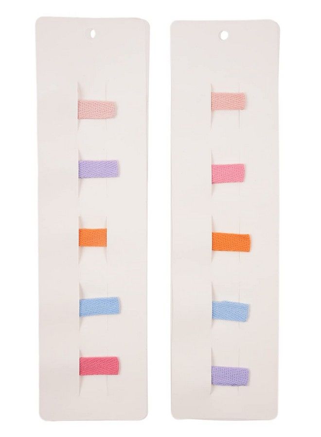 Yellow Bee Set Of 10 Random Shape Hair Clip For Girls Multi One Size - Image 3