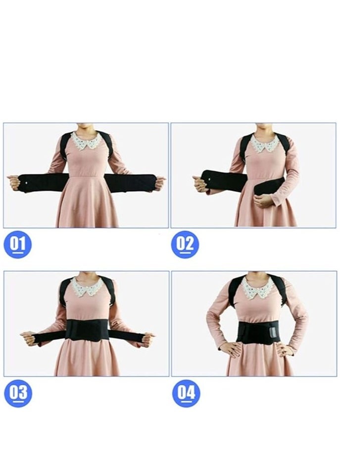 ريلاكس سمارت - مشد طبي لتصحيح تقوس القوام ودعم الظهر والأكتاف- قياس L - Image 1