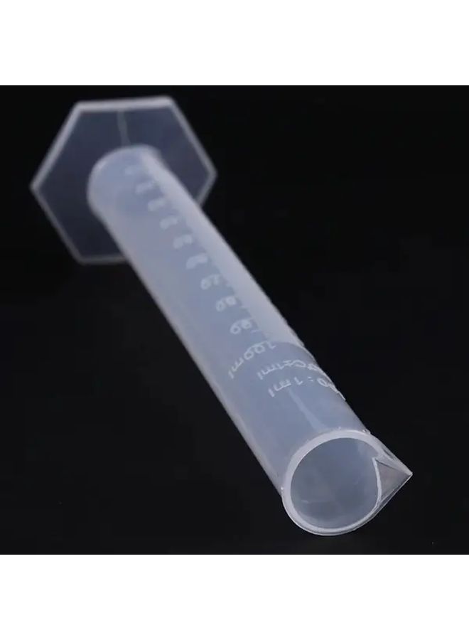 4pcs Clear Plastic Measuring Cylinders Set Lab Science Equipment - Image 3
