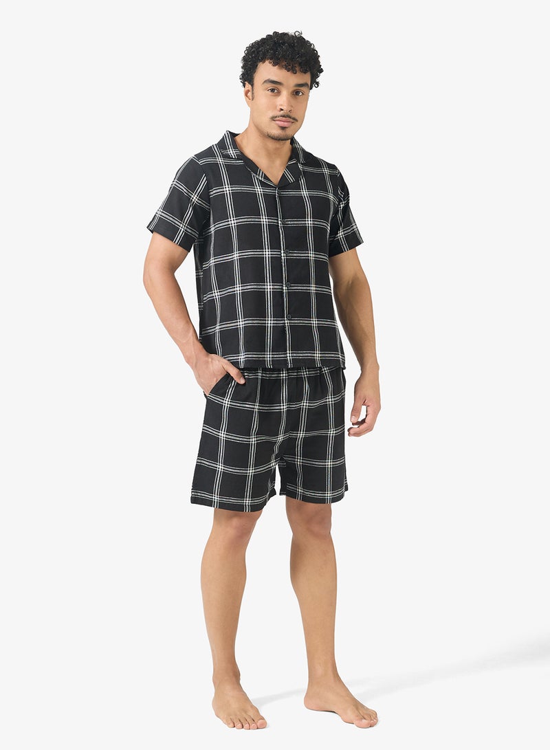 Robert Wood Nightwear Shirt & Shorts Set - Image 5
