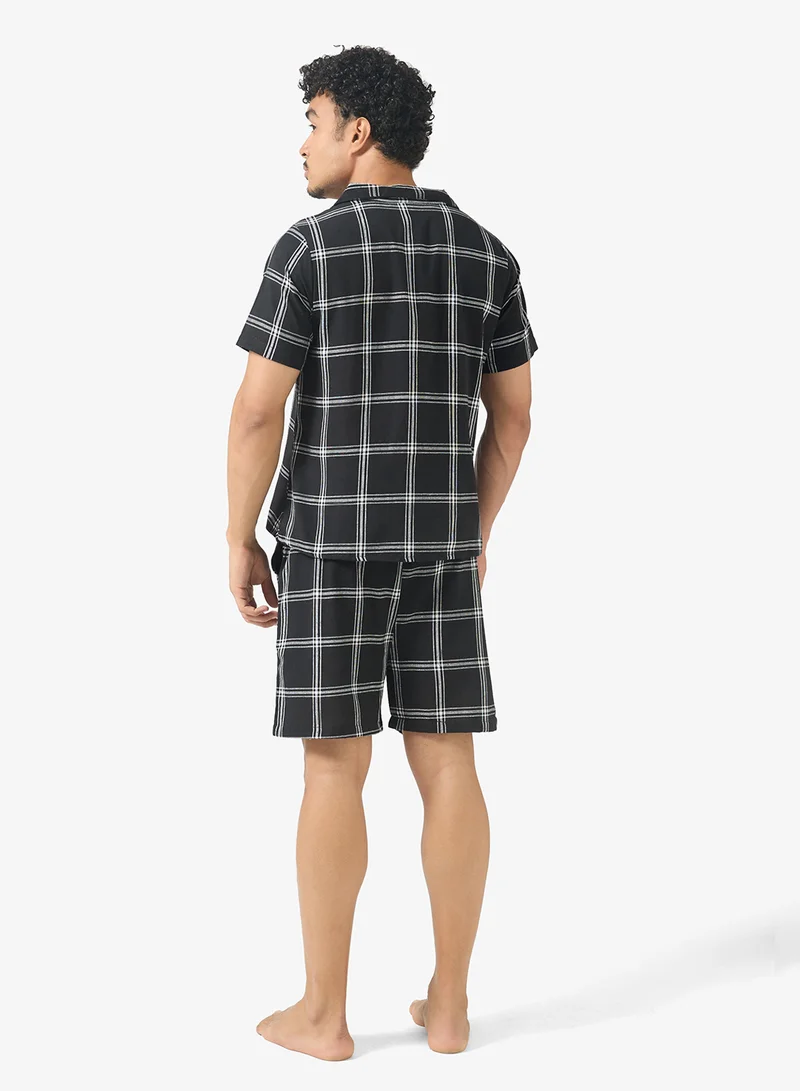 روبرت وود طقم بيجامة قميص وشورت