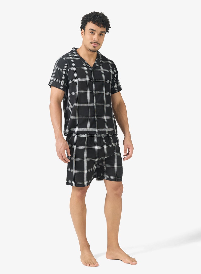 Robert Wood Nightwear Shirt & Shorts Set - Image 1