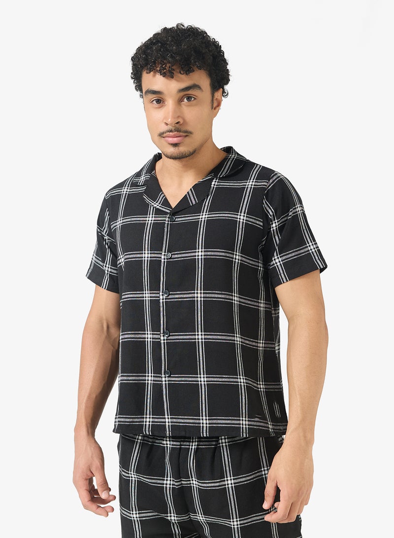 Robert Wood Nightwear Shirt & Shorts Set - Image 3