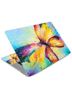 12 13 13.3 14 15.4 15.6 Inches Laptop Skin Sticker Decal Universal Netbook Skin Sticker | Need to Cut,Easy to Apply, Remove and Change Styles (Colorful Butterflie2)