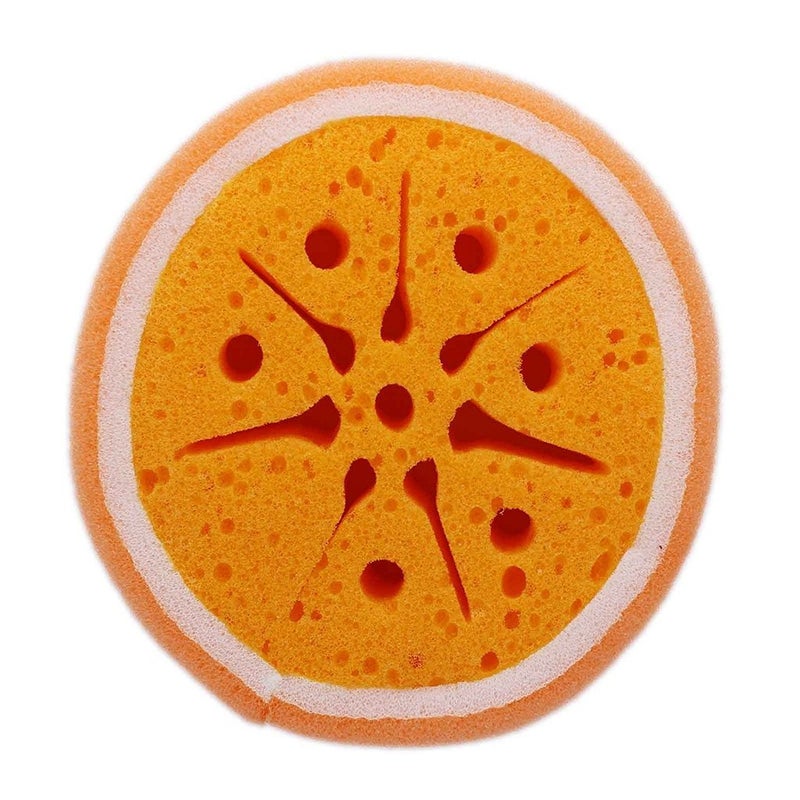 Go Hooked Go Hooked Orange Fruit Shape Sponge for Bath 