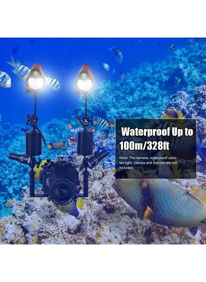 Sea frogs Underwater Strobe Light, Durable Optic Cable LED Light, Waterproof Under Water Photography Light With Optic Cable Housing Diving Case For Underwater Photography, (1pc) - Image 3