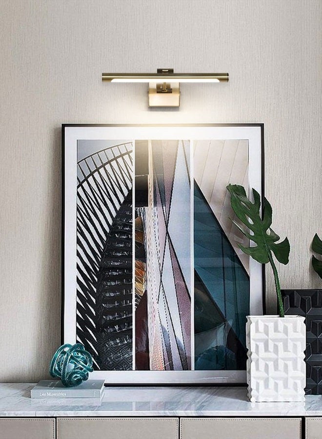 Joosenhouse LED Picture Lights for Paintings Bronze Finish 16.53" Long Swing Arm Display Wall Art Light 9W Gallery Hallway Lighting Over Pictures,Hardwired Connection 3000K,Non-Dimmable - Image 5