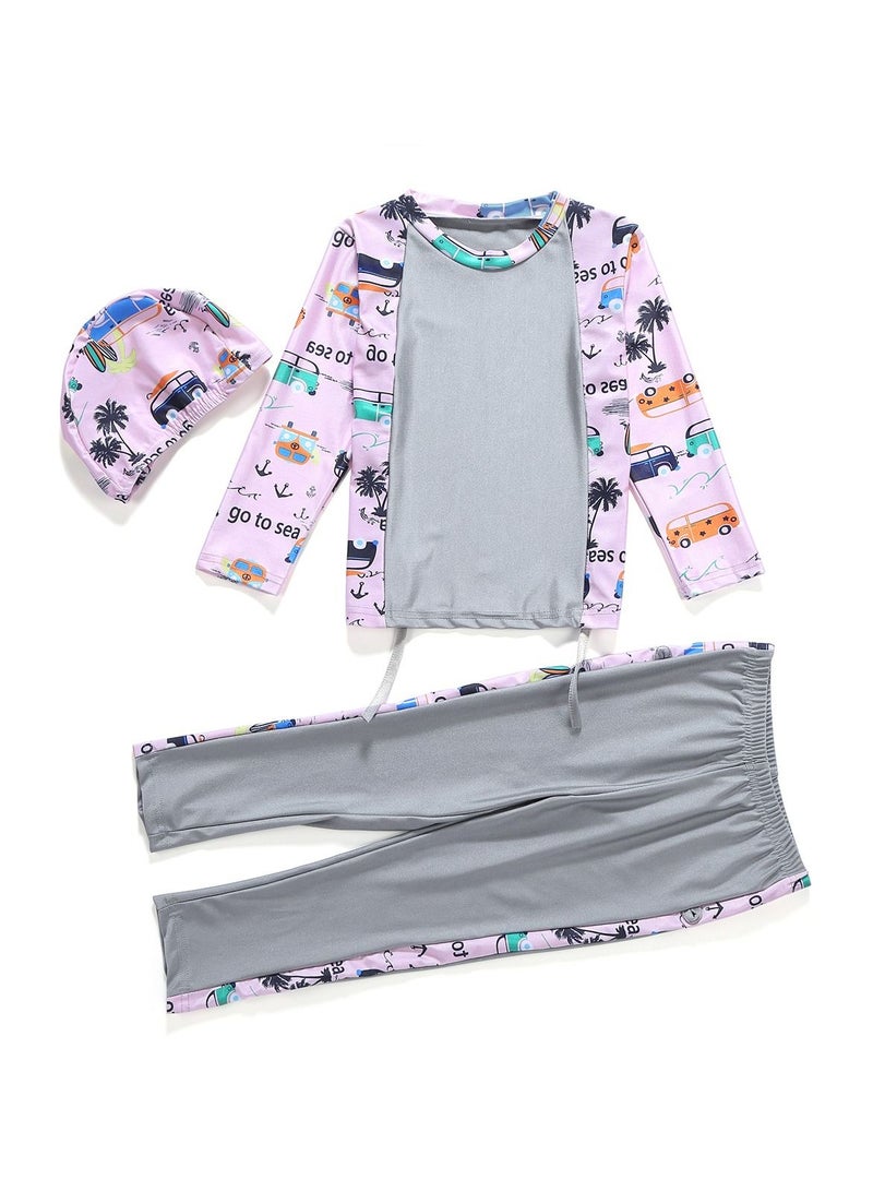Loquat Girl Swimwear Long Sleeve and Long Trousers - Image 4