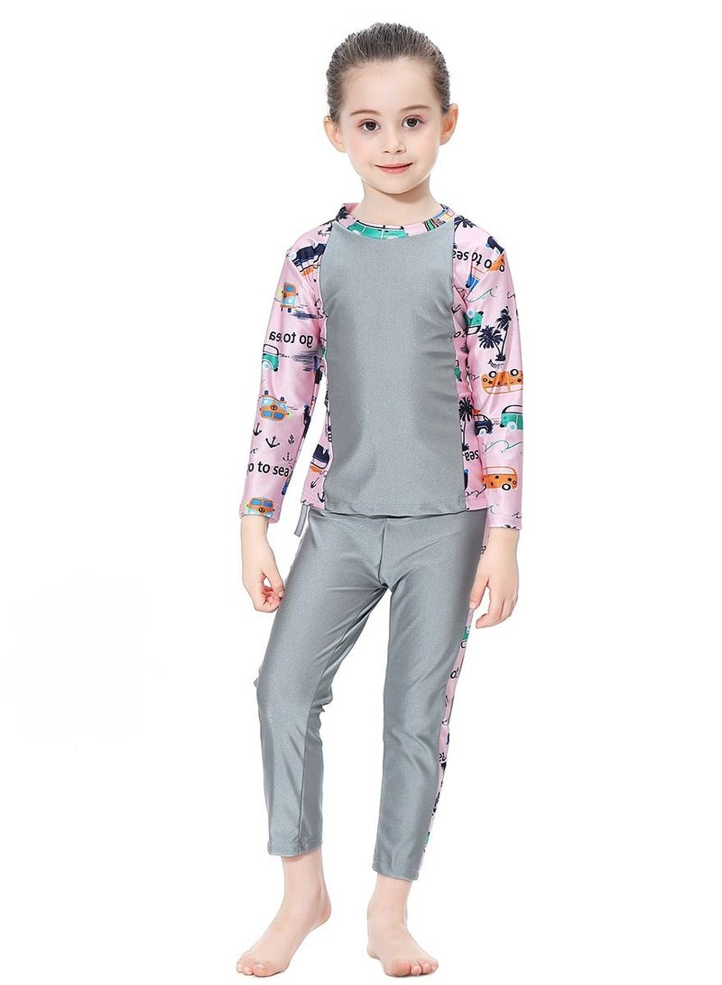 Loquat Girl Swimwear Long Sleeve and Long Trousers - Image 1