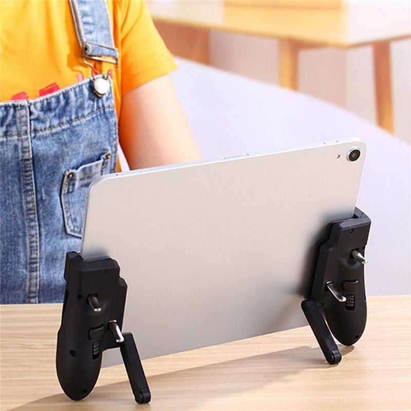 Mobile Game Controller for iPad/Tablet, Semiconductor Cooling Gamepad Six Finger Gamepad Aim Button Gamepad for PUBG Fortnite Knives Out Call of Duty - Image 5