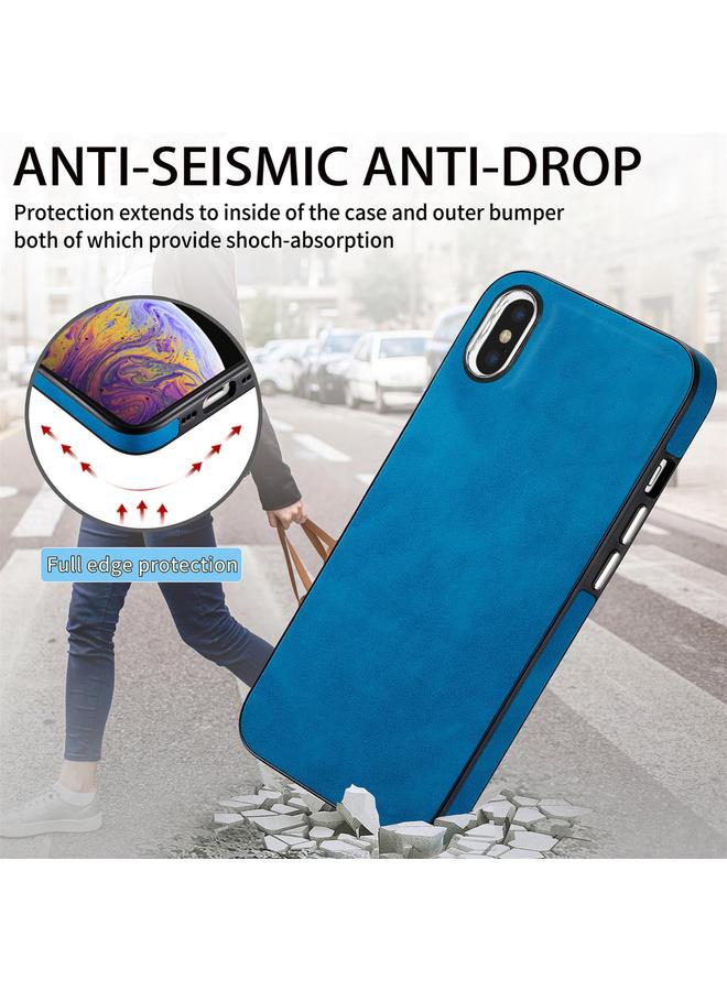 S-TOP Case For iPhone X / XS Skin-Feel Electroplating TPU Shockproof Phone Case - Image 2