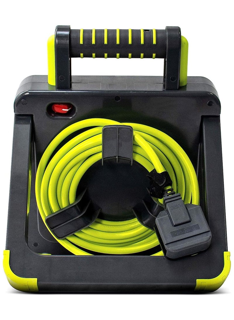 MASTERPLUG LED Work light Extension Reel 5 Meter 4 Sockets 13 A  - Image 4