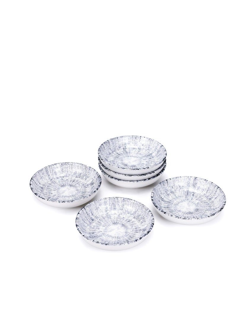 Edessa Astin 13cm Round Ceramic Serving Bowl, Multicolor (Set of 6) - Image 2