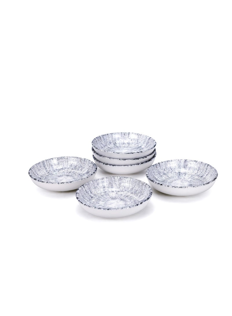 Edessa Astin 13cm Round Ceramic Serving Bowl, Multicolor (Set of 6) - Image 1