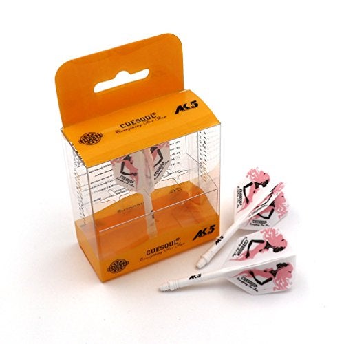 CUESOUL Integrated Dart Shaft and Flights L-Dart Shaft 21mm,White Dart Flights - Image 5