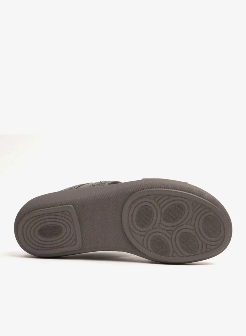 UOMO Cavalier  UOMO CAVALIER MEN'S LEATHER TEXTURED SANDALS EARTH for Men | Best Price UAE