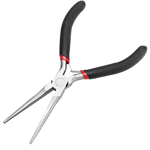 MUKLEI 15 PCS 6 Inch Needle Nose Pliers, Precision Pliers with Extra Long Tips and Non-Serrated Jaws for Wire Wrapping, Jewelry Making, Gripping Gadgets - Image 4