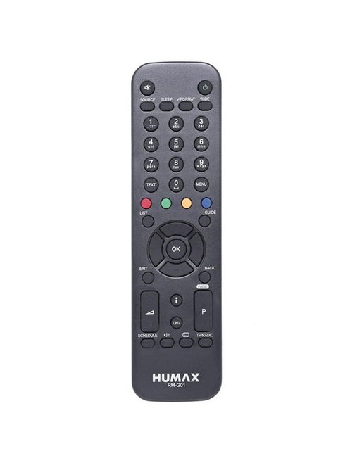 Satellite Receiver Remote Control For Humax Black