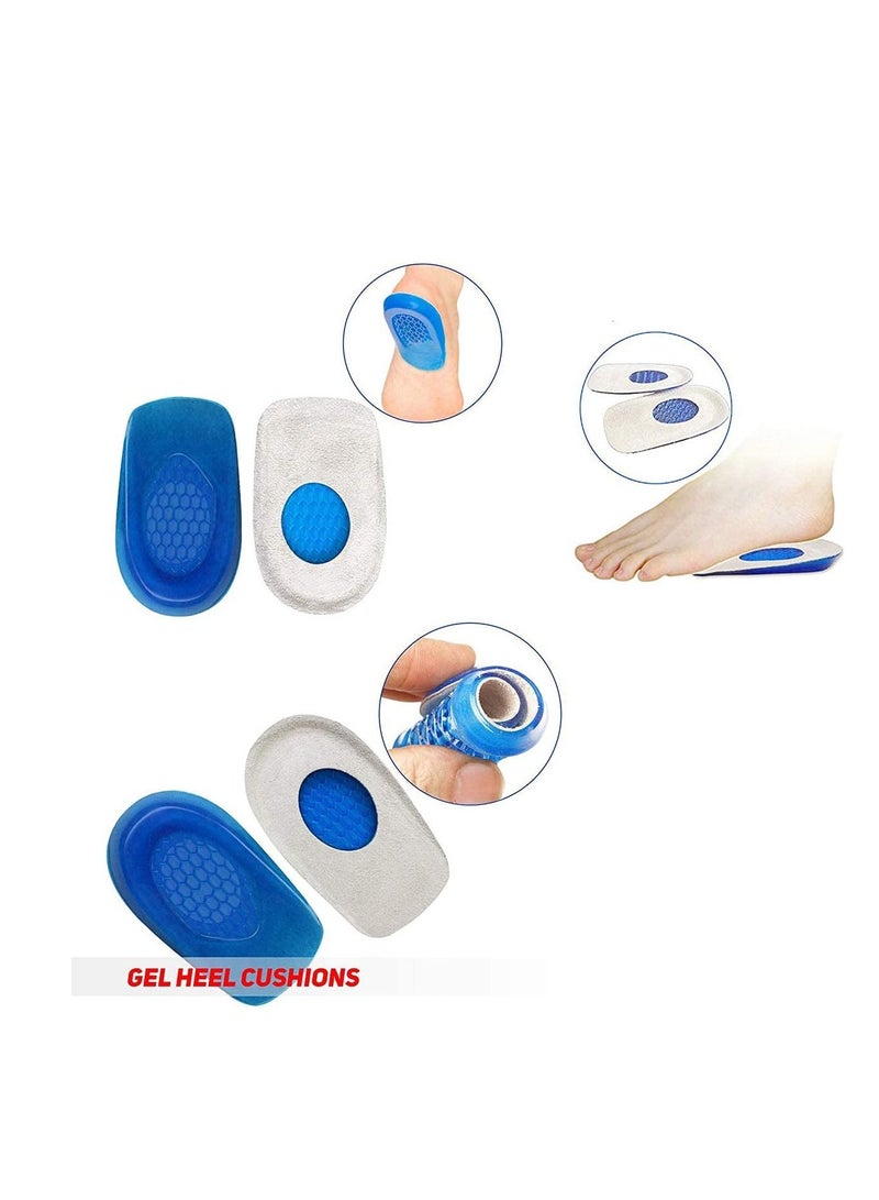 SYOSI Plantar Fasciitis Relief Foot Pain, Premium Planter Fasciitis Support, Gel Calcaneal Bone Spurs and Treatment Package, Compression Socks, Cuffs, Arch Support, Heel Pads - Image 2