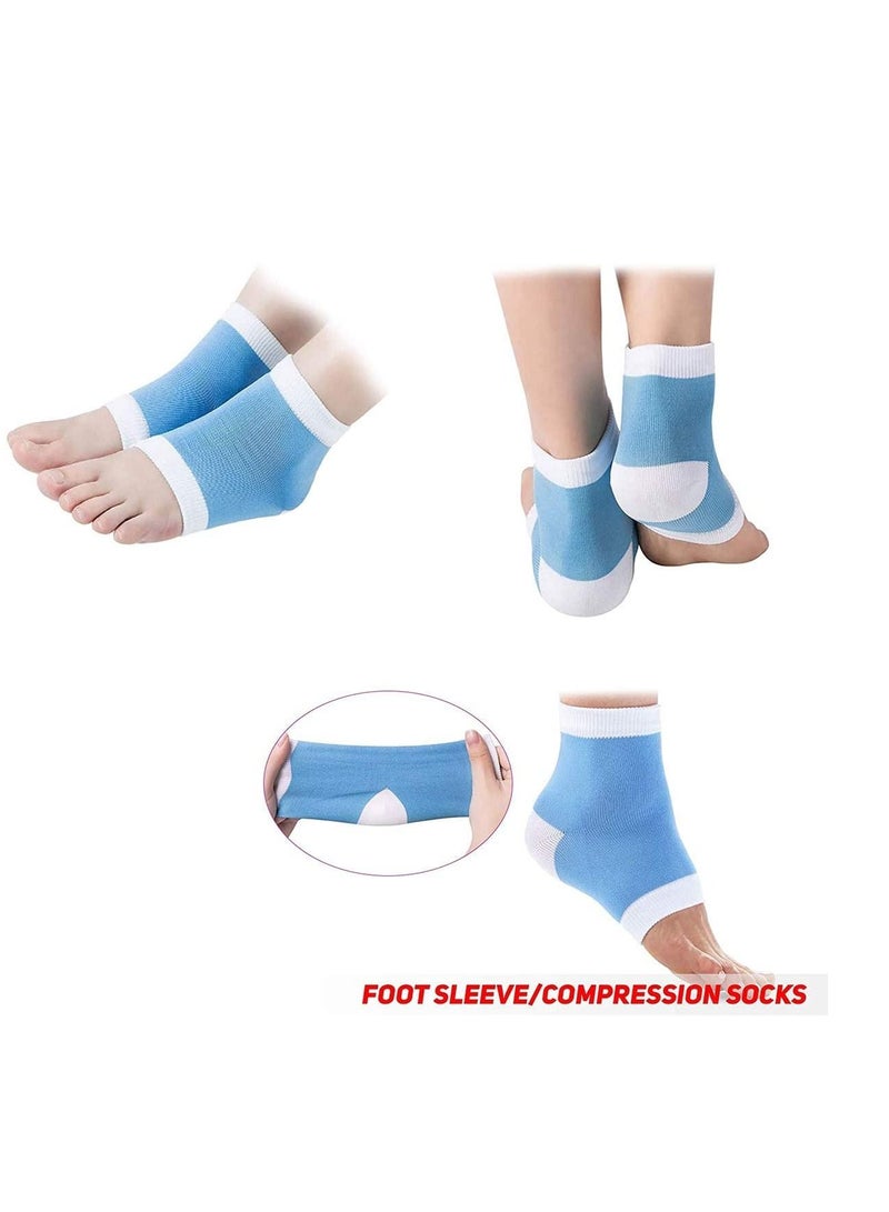 SYOSI Plantar Fasciitis Relief Foot Pain, Premium Planter Fasciitis Support, Gel Calcaneal Bone Spurs and Treatment Package, Compression Socks, Cuffs, Arch Support, Heel Pads - Image 3