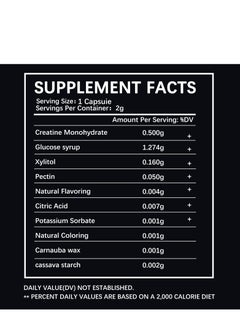 Wins Town Creatine Infused Gummies - Esunm Beast Bites Supplements -BLUE RASPBERRY  - Image 5