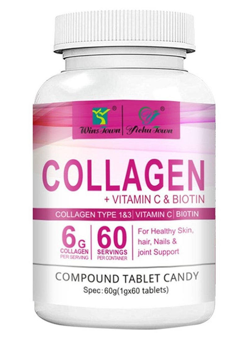 Wins Town Collagen Vitamin C Biotin For Healthy Skin Hair Nails - Image 1