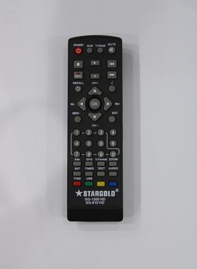 Stargold Replacement Remote Controller for SG-1300 HD and SG-510 HD Receivers