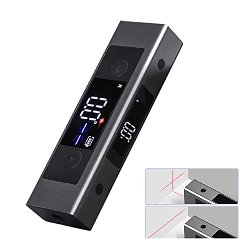 OUGETHER Protractor Digital Inclinometer, Angle Measure L-as-er Ruler, with Bi-directional Red Light Marking, Dual-Screen Angle Finder, Multifunctional Device Precise Professional (Dual L-as-er + Stand) - Image 5