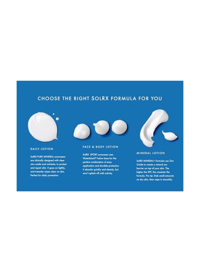 solrx Pure Mineral Spf 50+ Sunscreen 3.4Oz Zinc Oxide Sunscreen With Vitamin E Reef Safe Sunscreen Daily Use For Face And Body - Image 5