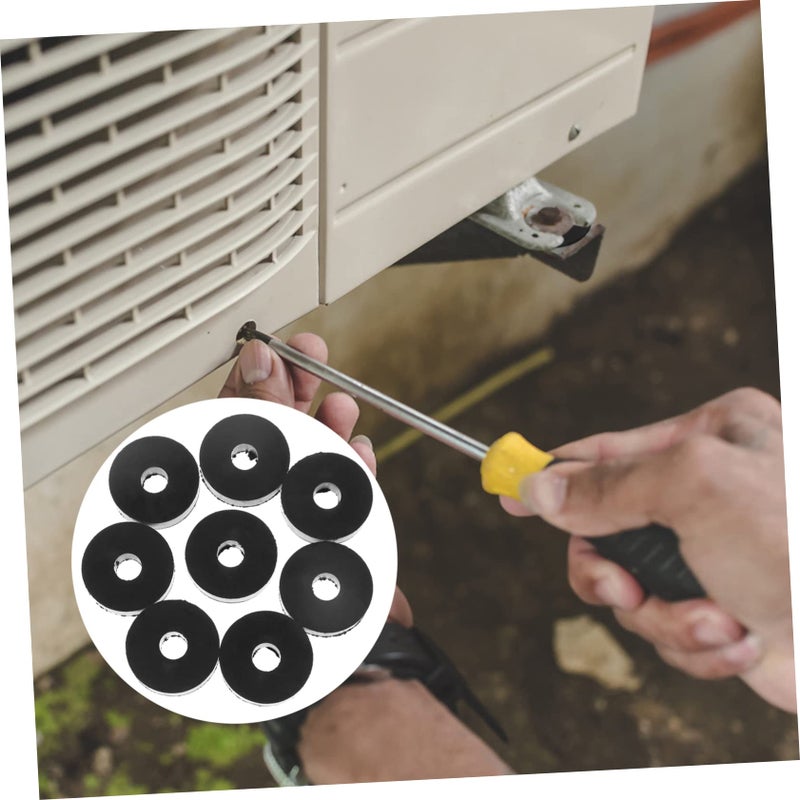 2 Pack 16 Pcs Abrasion Resistant Rubber Grommets Flat Washers Shock Absorption Easy Install - Image 4