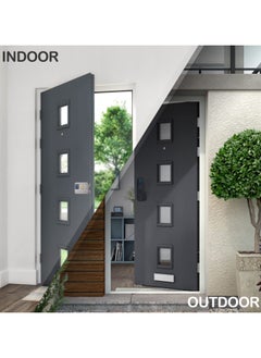 LUMIVE Lumive Double-Sided Smart Door Lock - Fingerprint Entry WiFi Smart Lock, Passcode, Remote App Unlocking, 5x Smart Cards, Keys, Outdoor Smart Door Lock,Fits Doors 35-70mm  - Image 2