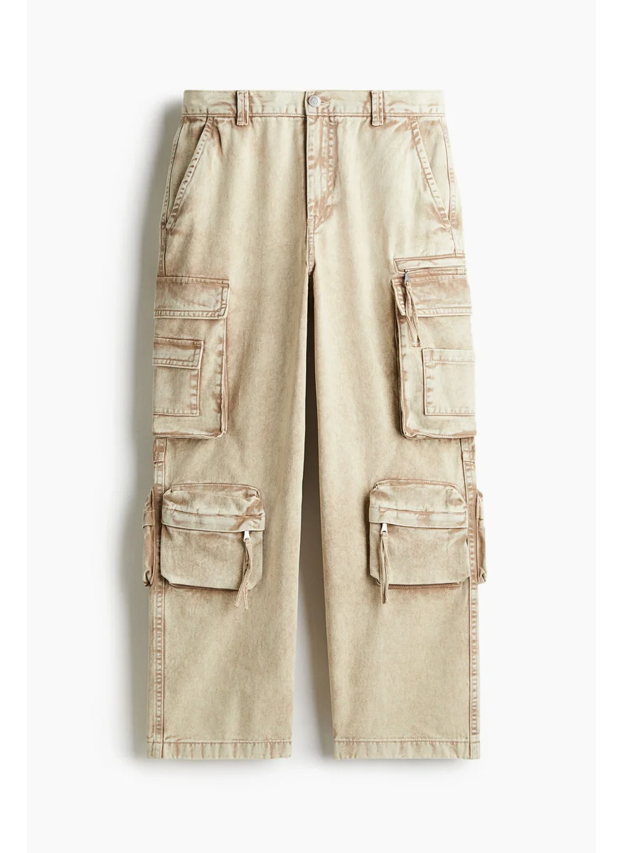 H&M Loose Cargo Jeans