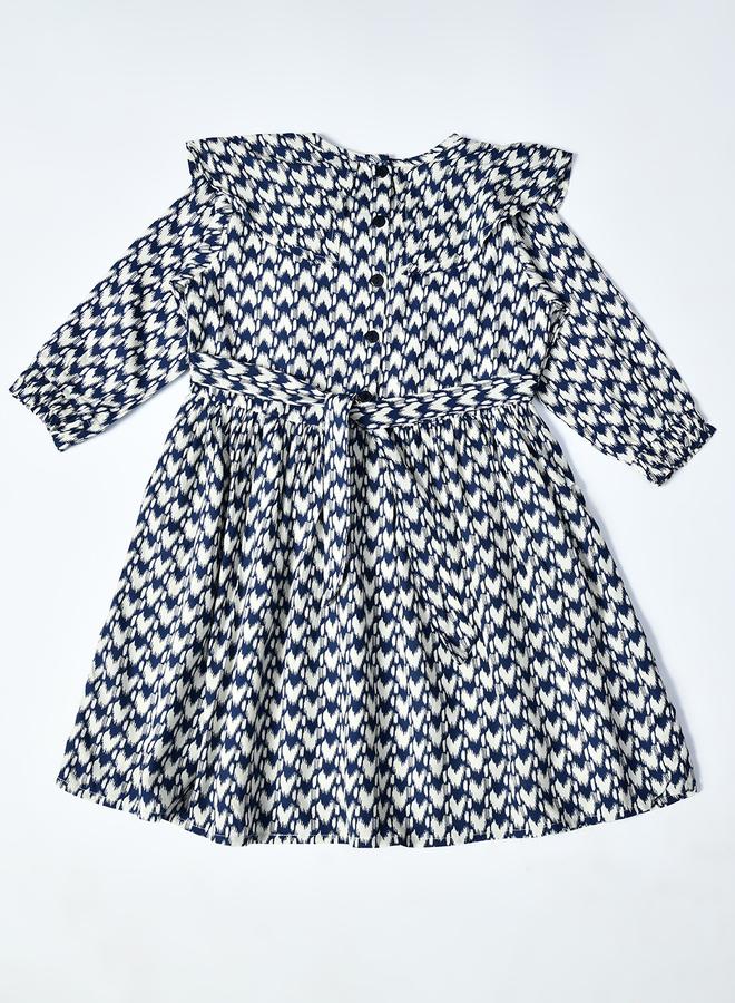 بيلا مودا فستان مكشكش مطبوع - Image 2