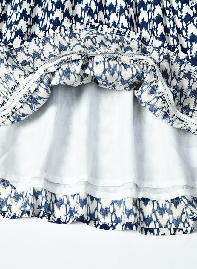 بيلا مودا فستان مكشكش مطبوع - Image 5