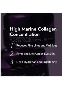 MIZON MIZON Collagen Power Firming Eye Cream, Collagen, Anti-wrinkle, elastin booster, Moisturizing, skin elasticity with Hyaluronic Acid. (25ml, 0.84 FL oz)  - Image 5