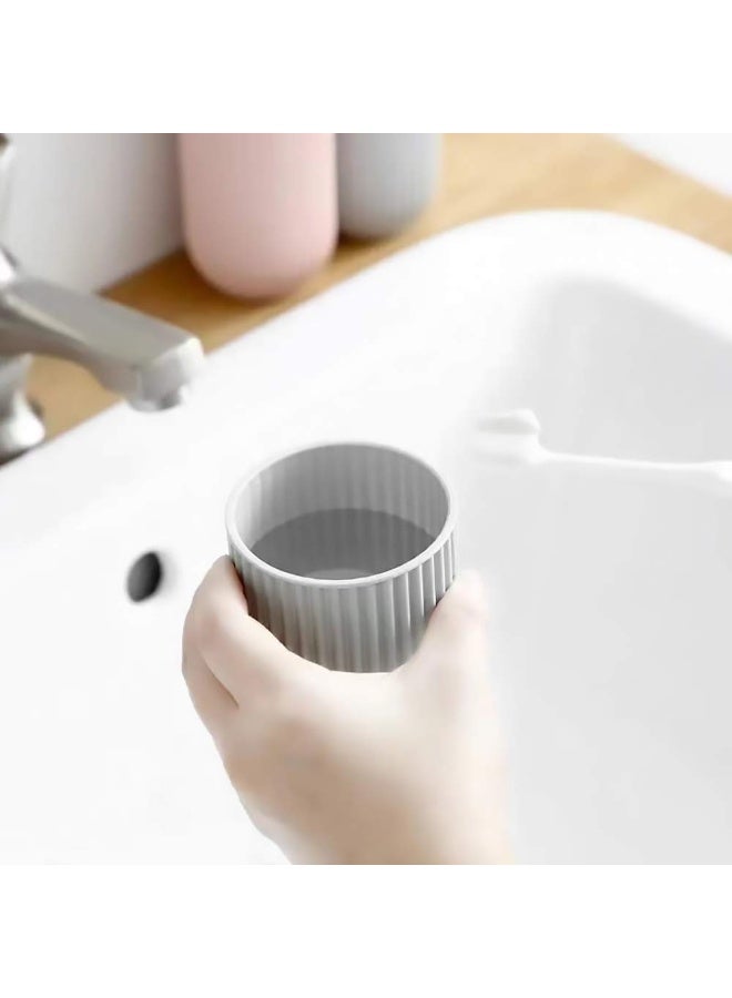 Style Keepers Pack of 4 Tongue Cleaner with capsule holder for Travel, portable capsule shaped tooth brush, tooth paste storage plastic case, flexible design for health, brush scrapper Oral care tool - Image 5