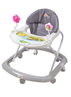 Kiko Baby Walker With Toys - Grey  - Image 1