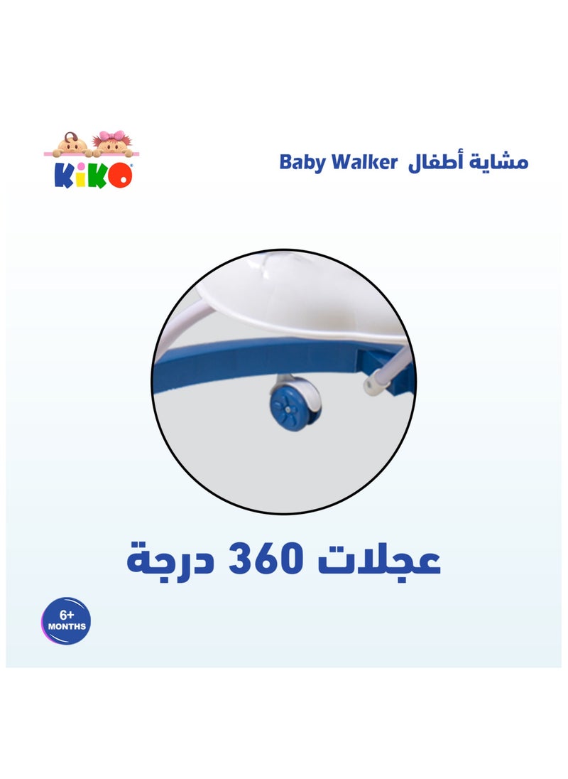 Kiko Baby Walker With Toys - Grey  - Image 5