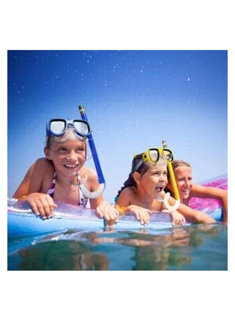 VIO Kids Swimming Underwater Professional Scuba Diving Mask Anti Fog Goggles Snorkeling Tube Set Snorkeling Equipment for Kids Green - Image 3